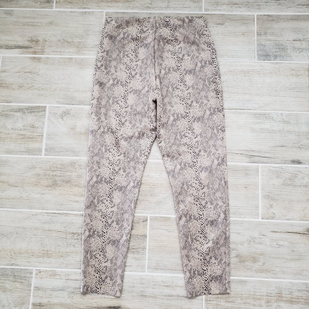 Zara Python Snake Skin Pattern Leggings Women's A… - image 2